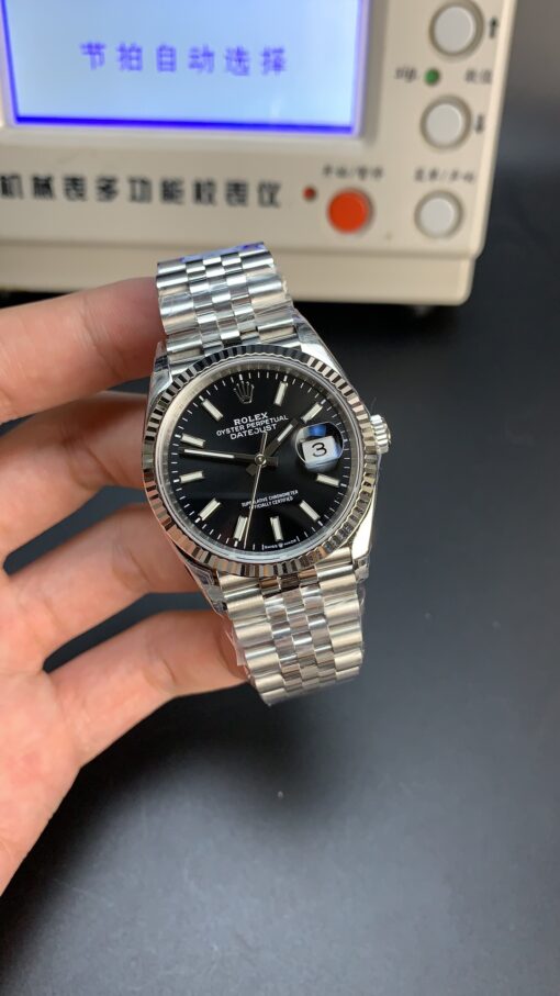 Rolex Datejust series black. Unisex model 36mm, men's model 41mm