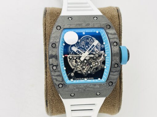 High-tech Reimagining a Legend: Richard Mille RM055 "White Legend" Carbon Fiber Limited Edition Watch